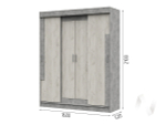 Шкаф-купе Гамма ШК 01