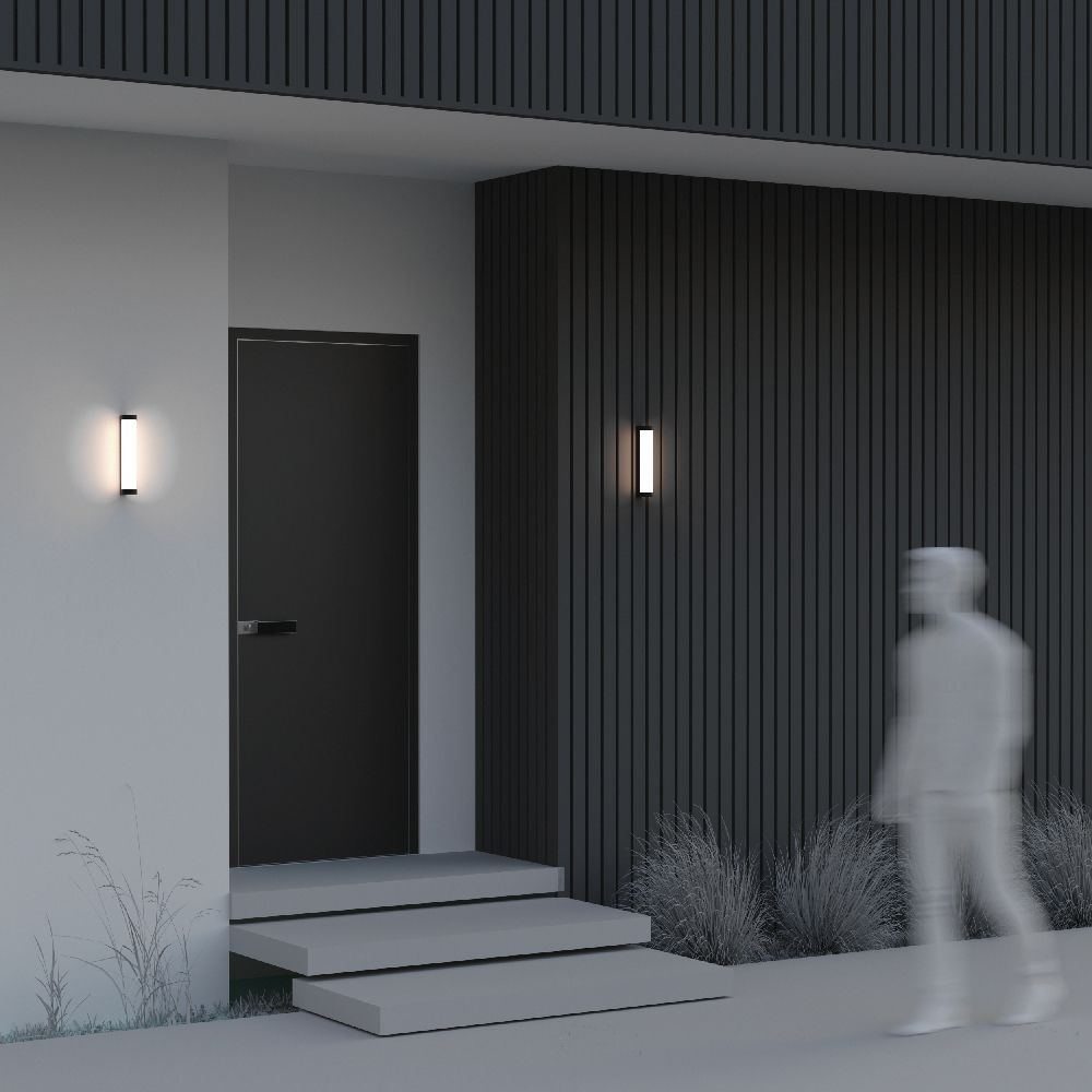 Уличный настенный светодиодный светильник Maytoni Rounge O482WL-L12B3K