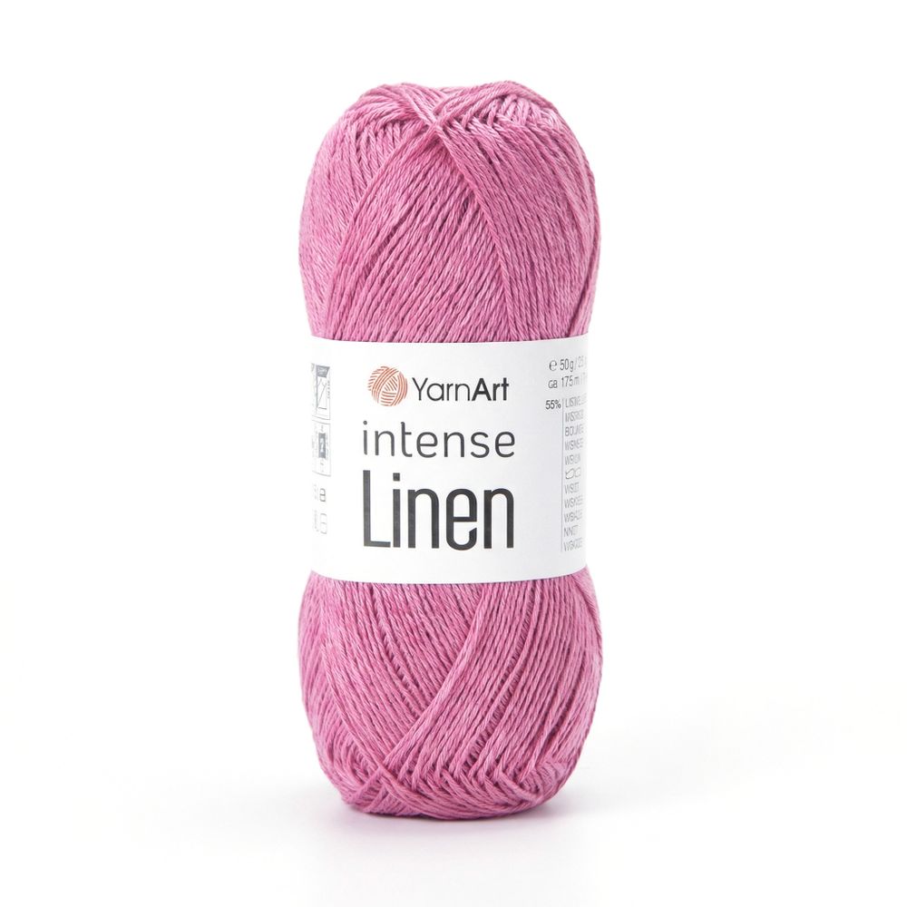 Пряжа YarnArt Intense Linen, Розовый