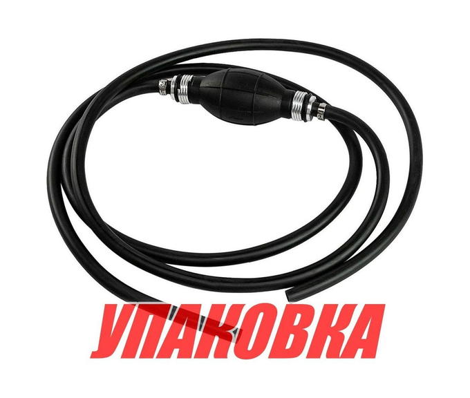 Шланг 6 мм с грушей без переходников, 2 м (упаковка из 50 шт.)