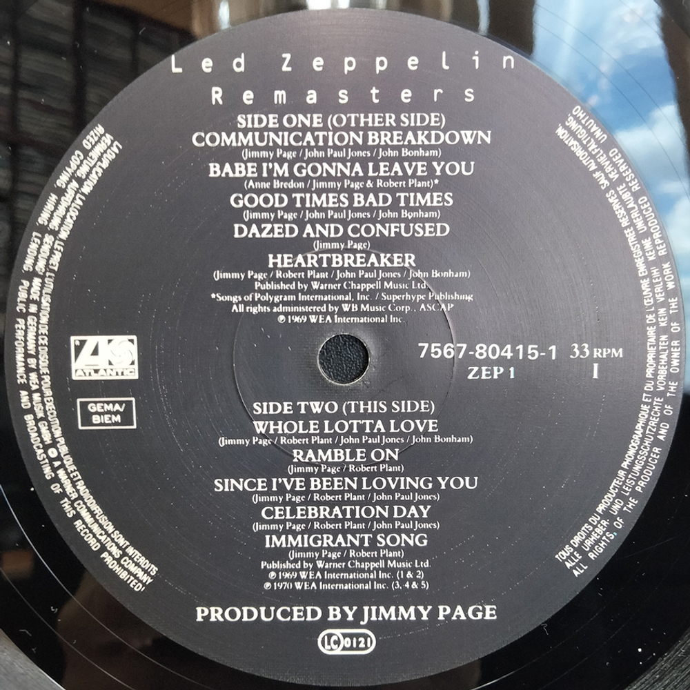 Led Zeppelin / Remasters (3LP)