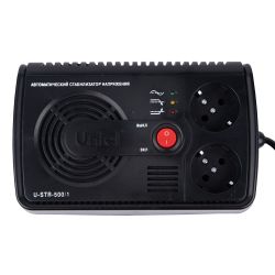 U-STR-500-1 Стабилизатор напряжения Uniel серии Standard Courage 500 ВА