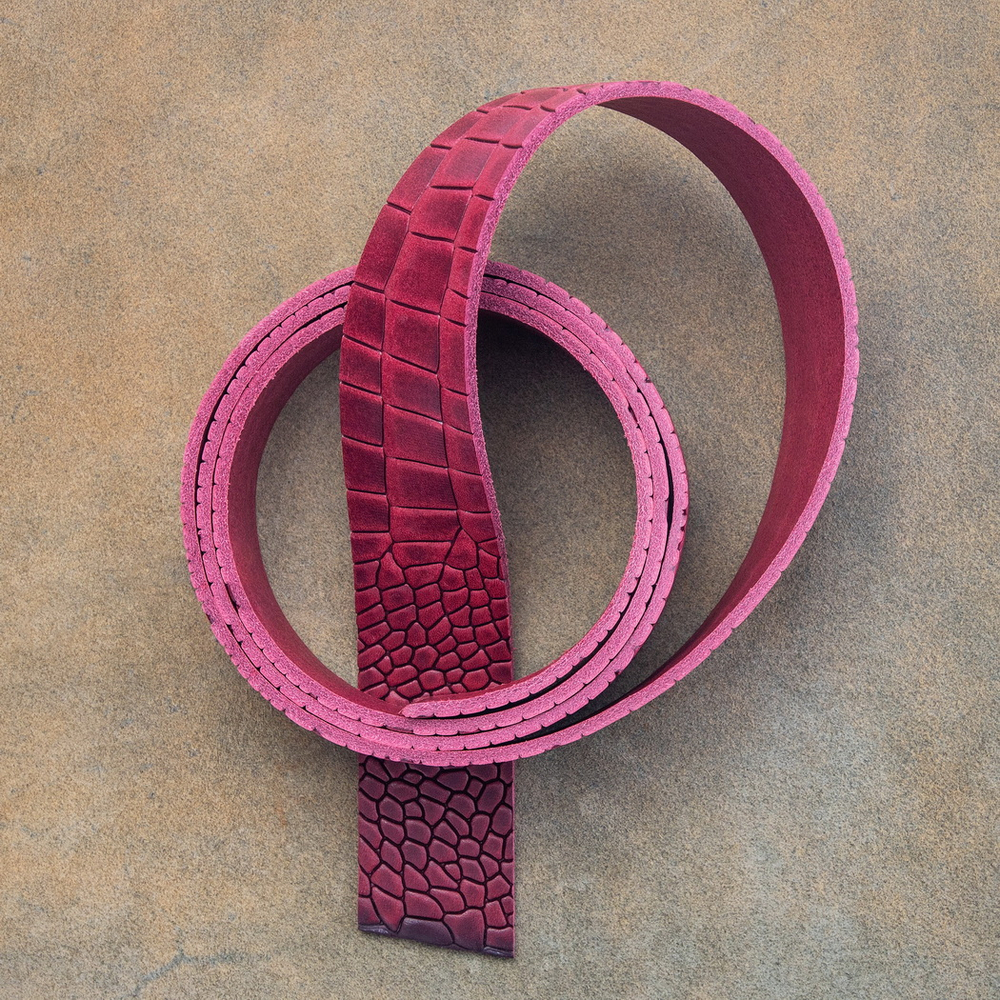 Ременная заготовка Tucson Bordo (3,3-3,5 мм), цв. Бордовый