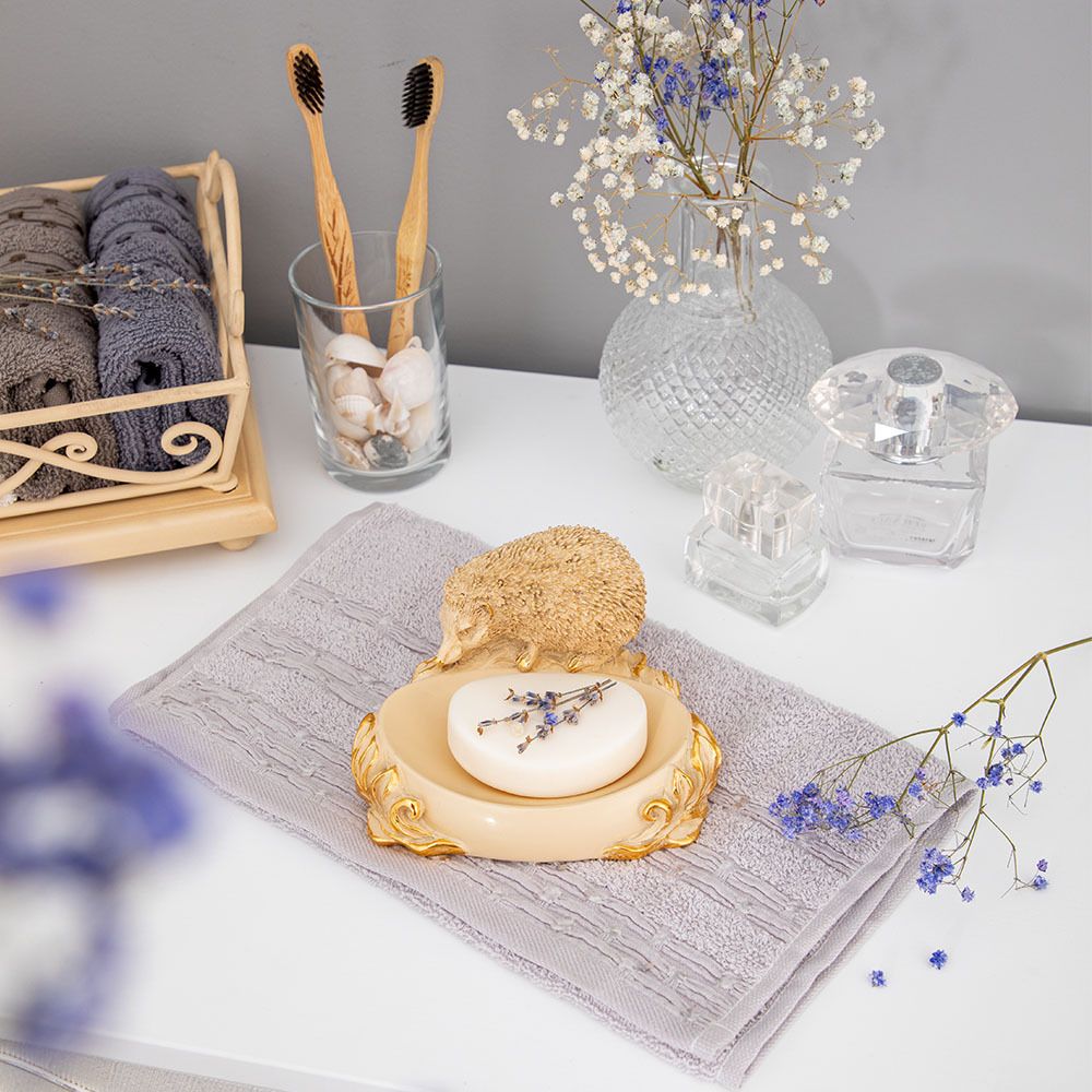 Мыльница Ежик Барб Айвори