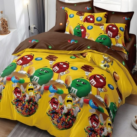 Комплект постельного белья "П37. 2514", поплин, 100% хлопок, Россия.