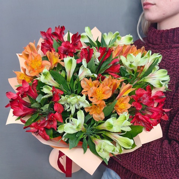 Букет из 11 альстромерий