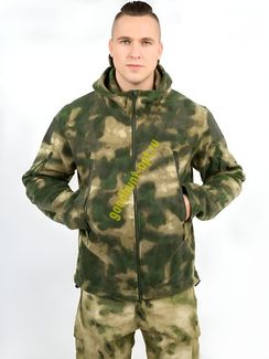 Тактическая военная флисовая толстовка Мох