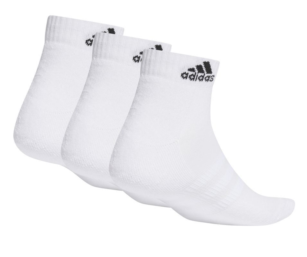 Теннисные носки Adidas Cushioned Sportswear Ankle 3P - белый