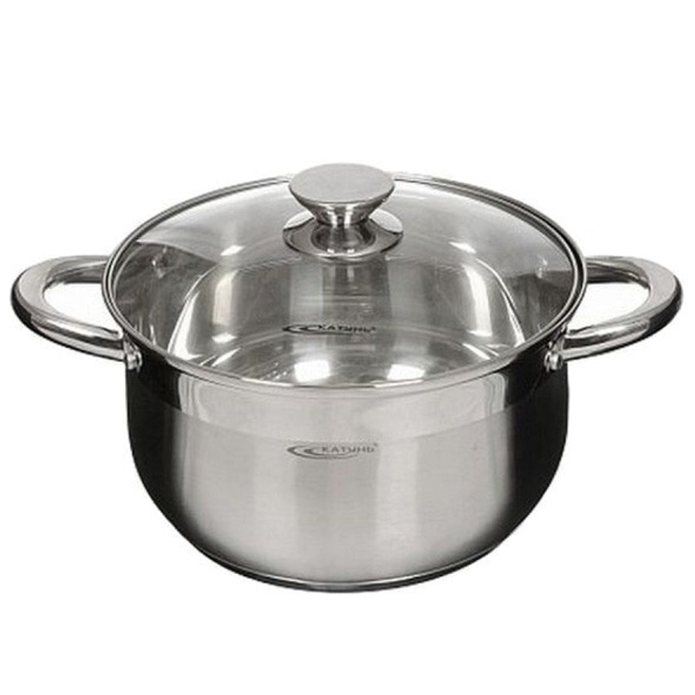 Кастрюля из нержавеющей стали 5,8л d-24см, с крышкой «Mediano»