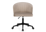 Офисное кресло Woodville Дэни бежевый, черный, ножки черные