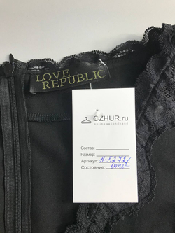 Платье Love Republic с кружевной вставкой, визуально на 40 размер