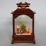 Сувенир с подсветкой «Новогоднее счастье»16.6*8.6*28.6 см, микс (питание от USB и батареек)