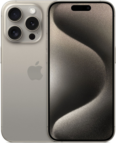 Apple iPhone 15 Pro 256 Гб Натуральный титан (Natural Titanium) MTUF3 Смартфон