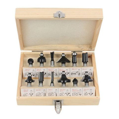 Набор фрез в деревянном кейсе 711016