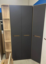 Шкаф для белья Наоми ШК-25 дуб каньон/графит