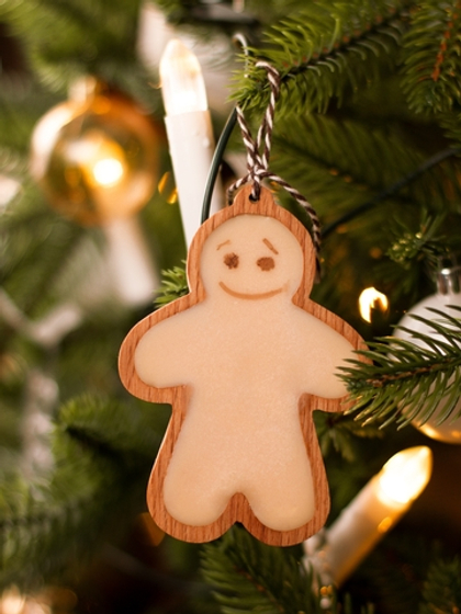 Ароматическое саше в дереве «Человечек»