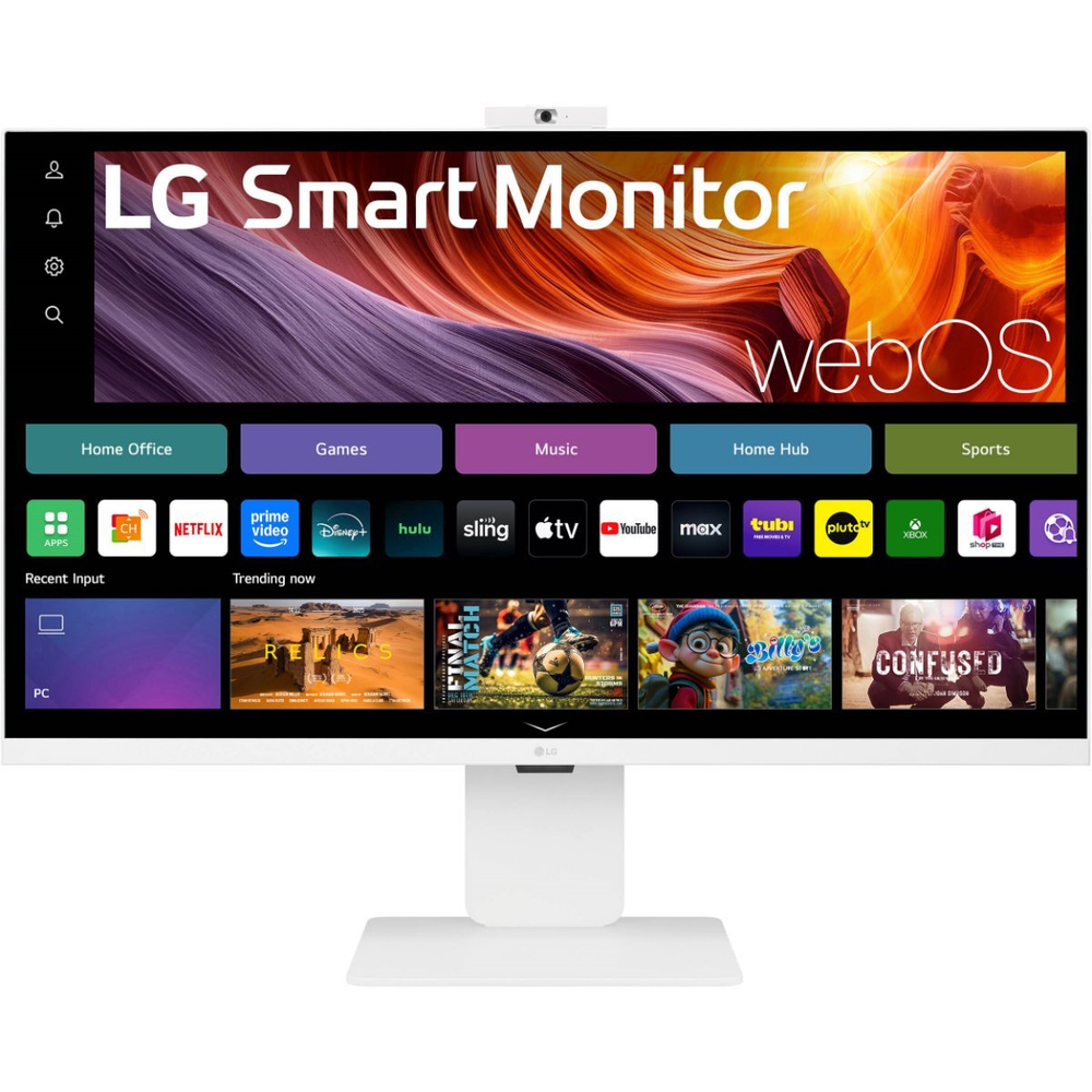 Монитор LG 31.5" 32U850SA-W Smart, белый, IPS LED, 16:9 3840x2160 60Hz, 4K, Webcam, webOS