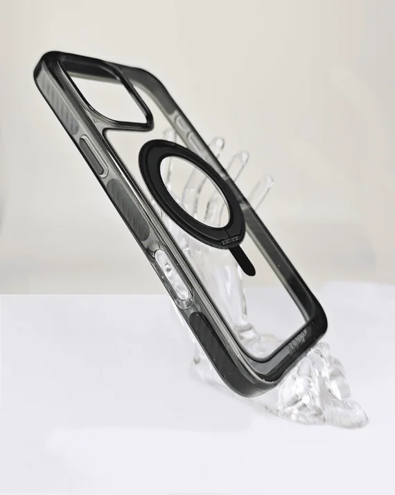 Чехол Anker MagGo Magnetic Case with Stand для Apple IPhone 16 Pro черный (Black Stone)