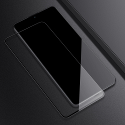 Защитное стекло на экран 6D для Xiaomi Redmi Note 13, Note 13 Pro и Poco X6 Pro, тонкие черные рамками и олеофобное покрытие, G-Rhino