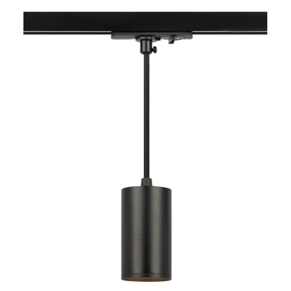 Трековый светильник однофазный ЭРА TR45-GU10 BK подвесной под лампу GU10 черный