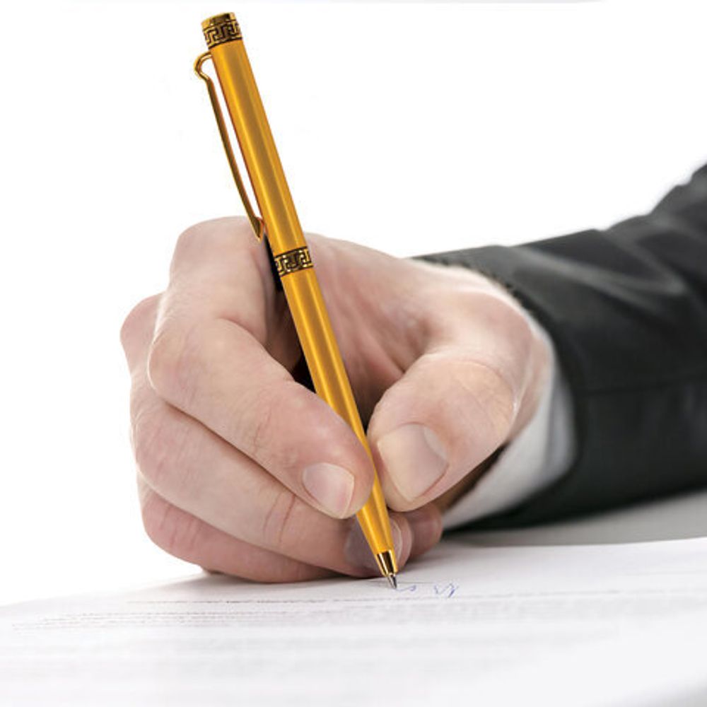 Ручка подарочная шариковая GALANT "Ingrid", тонкий корпус, золотистый, золотистые детали, пишущий узел 0,7 мм, синяя, 141008