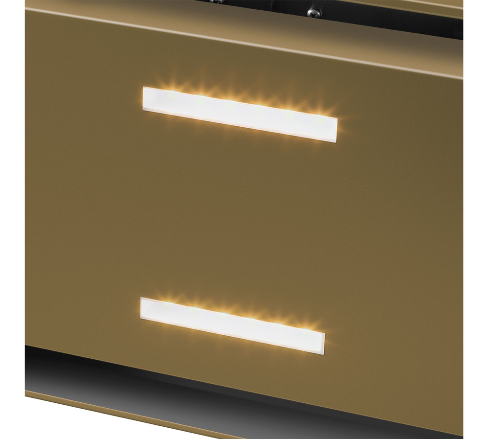 Каминная вытяжка Maunfeld Bath Plus 402IL gold