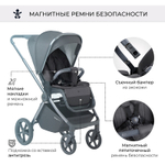 Детская коляска Sweet Baby Elegante 3 в 1 BRD Grey