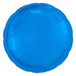 Шар фольгированный Круг 45 см (Синий)
