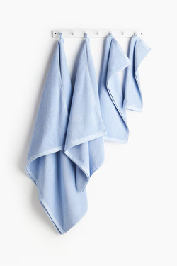 H&M Полотенце, светло-голубой