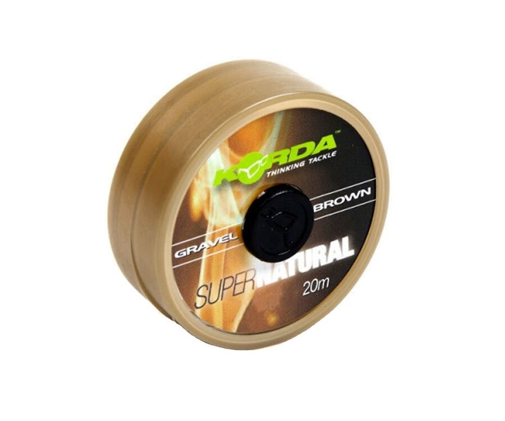 KORDA Поводковый материал Super Natural Gravel Brown 25lb 20м