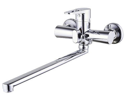 Смеситель для ванны и раковины 35к Glauf NUD7-A045 дивертор поворотный