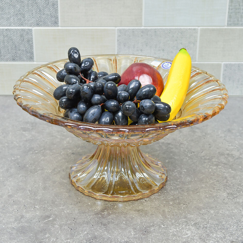 Фруктовница на ножке 33см "Gold"