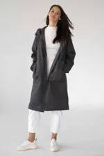Купить Плащ ko-ko-ko Женский Графитовый Плащ ko-ko-ko Женский Графитовый