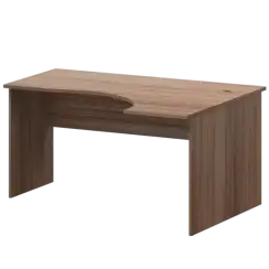 Стол эргономичный правый А-201.ПР Темный шимо 1600x1200x760 Арго