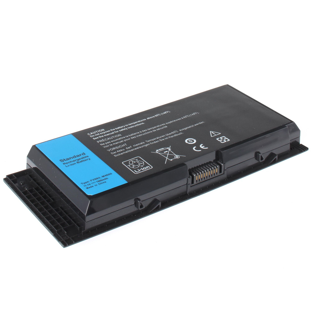 Аккумуляторная батарея iBatt 7800 mAh для ноутбука Dell 312-1176, FV993, JHYP2