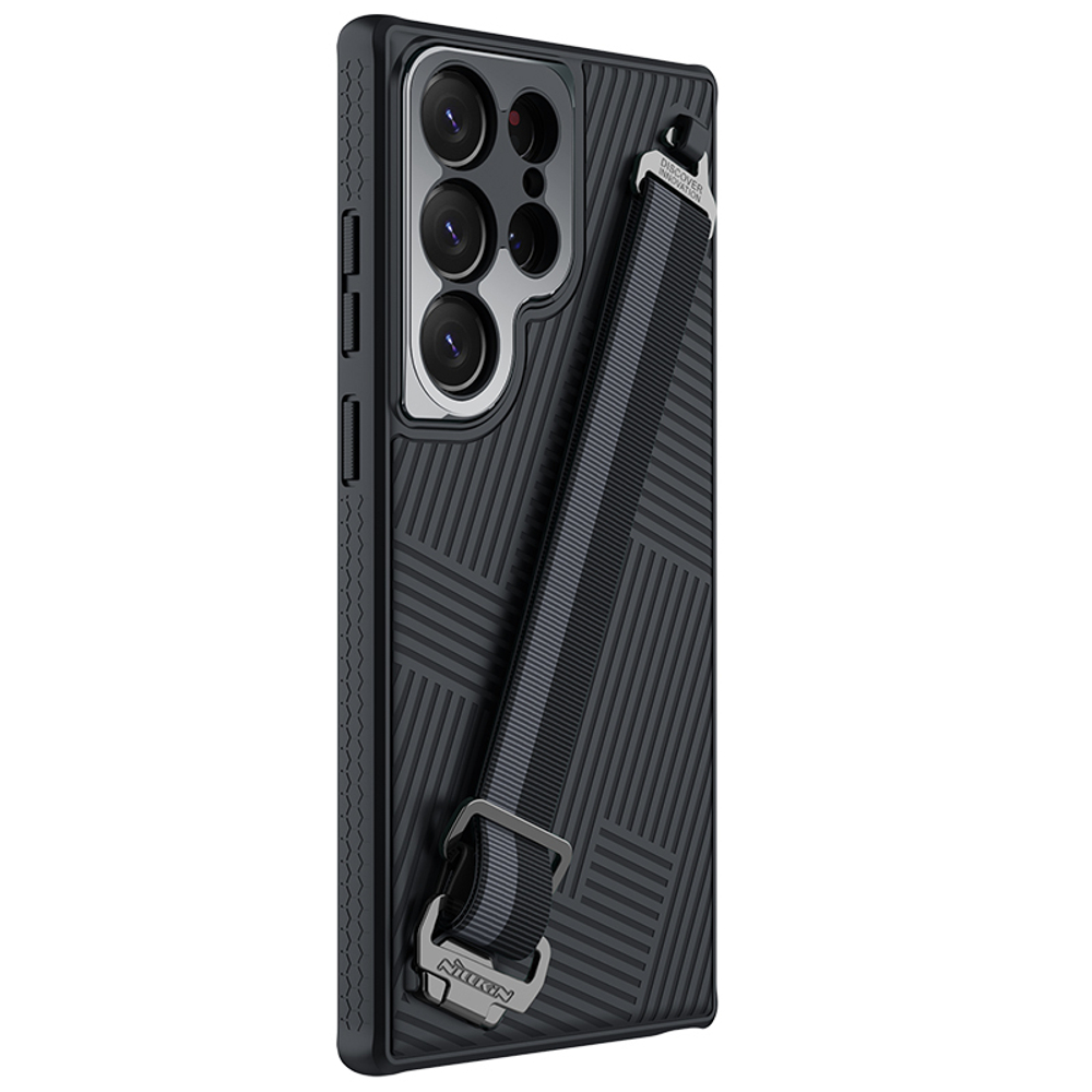 Nillkin для Galaxy S23 Ultra чехол Strap case Black