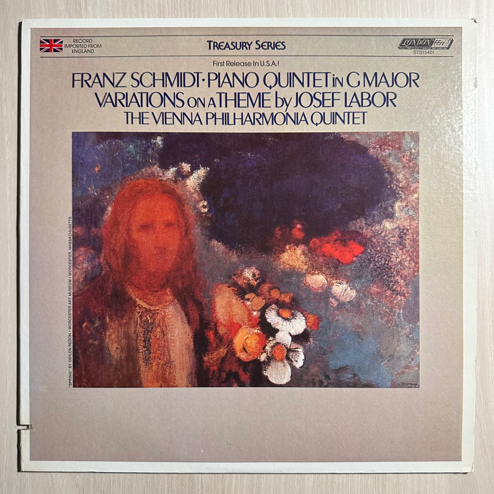 Шмидт - Фортепианный квинтет соль мажор / Вариации на тему Йозефа Лабора (Англия 1977г.)