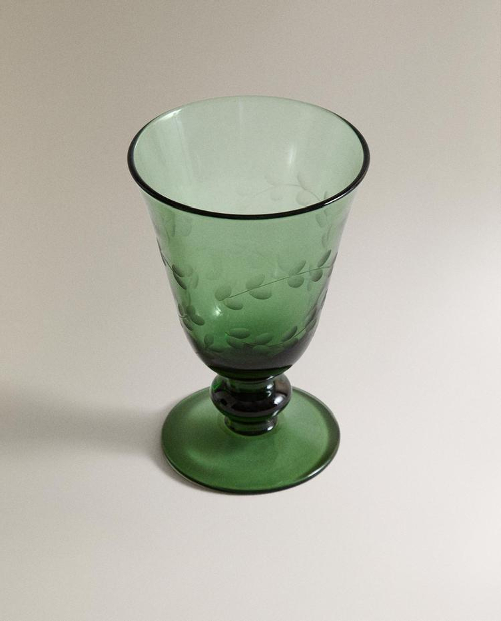 ZARA HOME РОЖДЕСТВЕНСКИЙ БОКАЛ ДЛЯ ВИНА, ЗЕЛЕНЫЙ