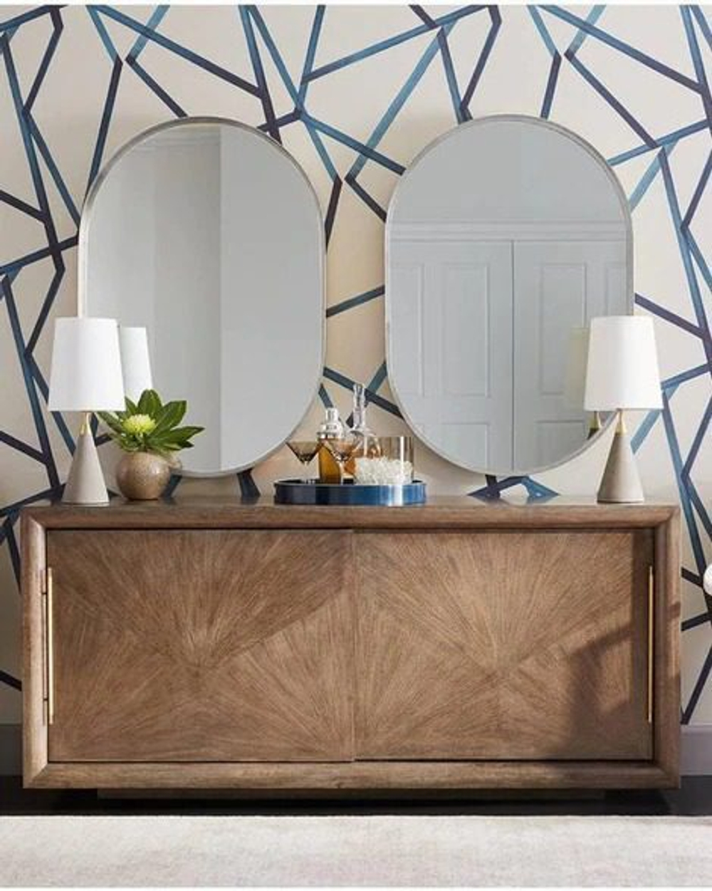 Зеркало в раме "Аманда" silver