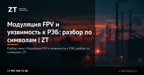 Модуляция FPV и уязвимость к РЭБ: разбор по символам | ZT Модуляция FPV и уязвимость к РЭБ: разбор по символам | ZT