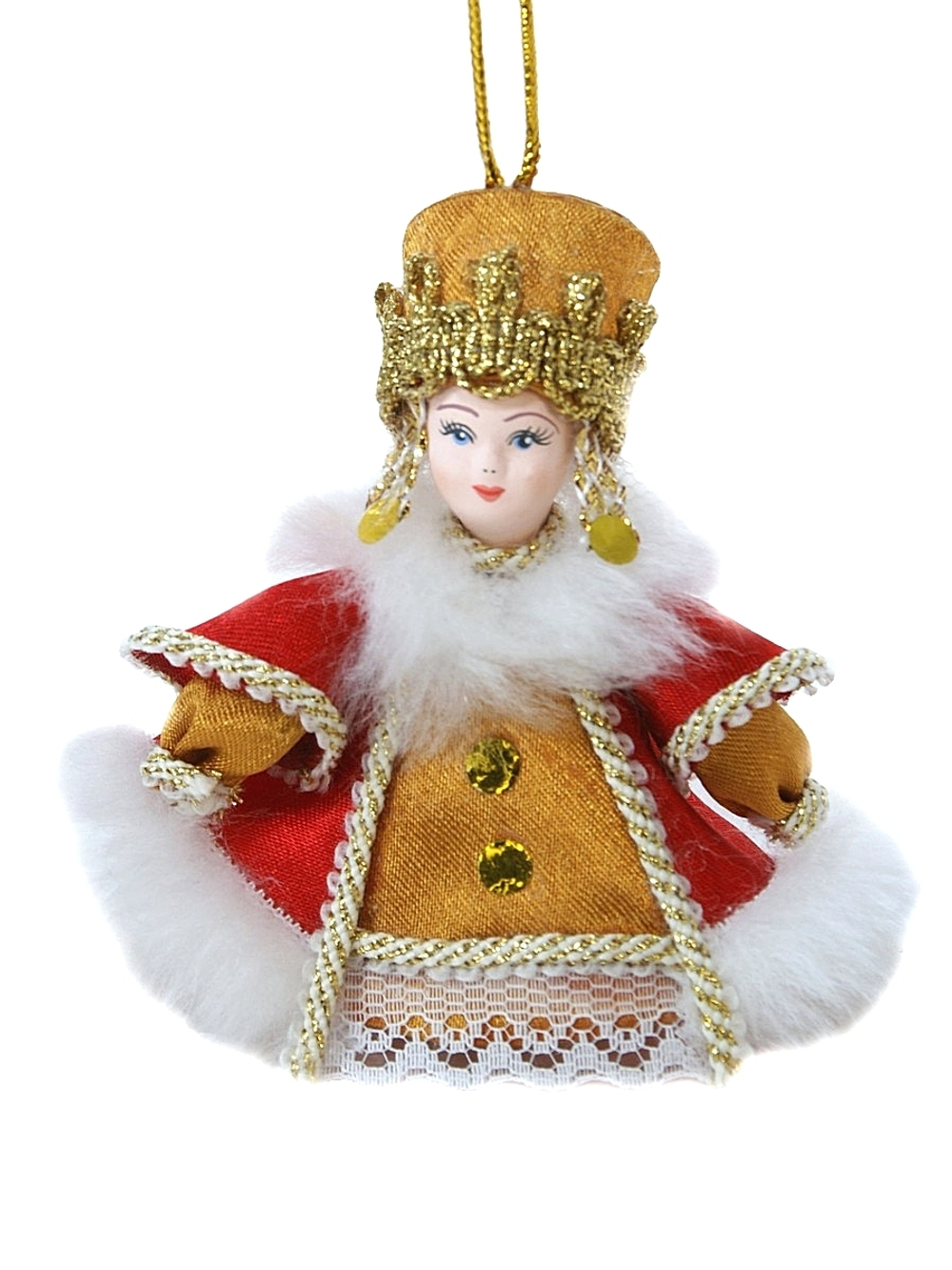 Кукла-подвеска Боярыня в зимнем одеянии
