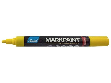 Маркер промышл. перманентный на основе жидк. краски MARKAL MARKPAINT ЖЕЛТЫЙ
