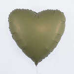 Сердце 18" Оливковый, Матовый Fm