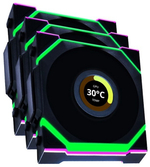 LIAN LI Uni Fan SL Wireless LCD 120 ARGB 12SLLCD1W3B
