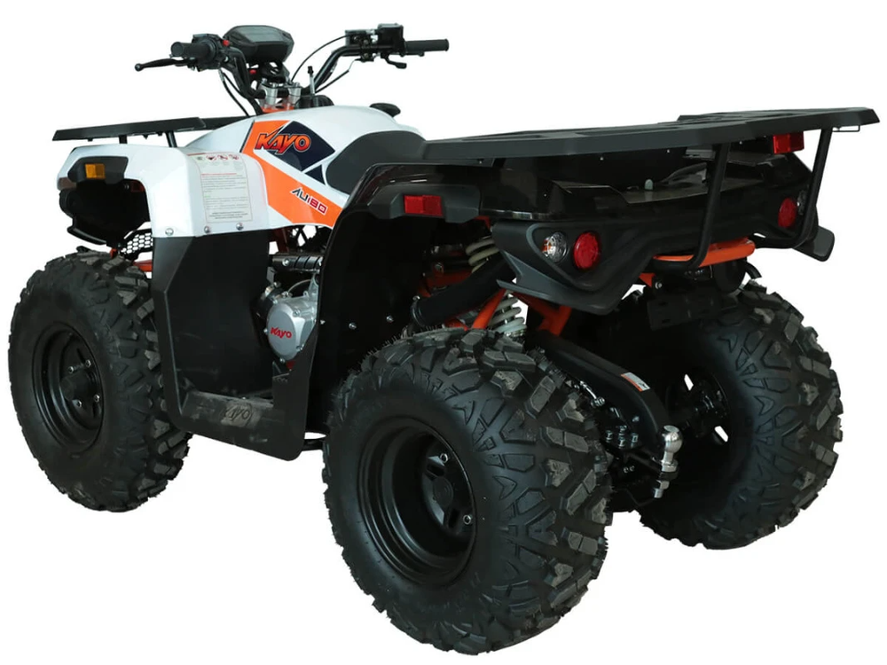 Квадрицикл KAYO AU180 (белый пластик 2024 г.) (ПТС)