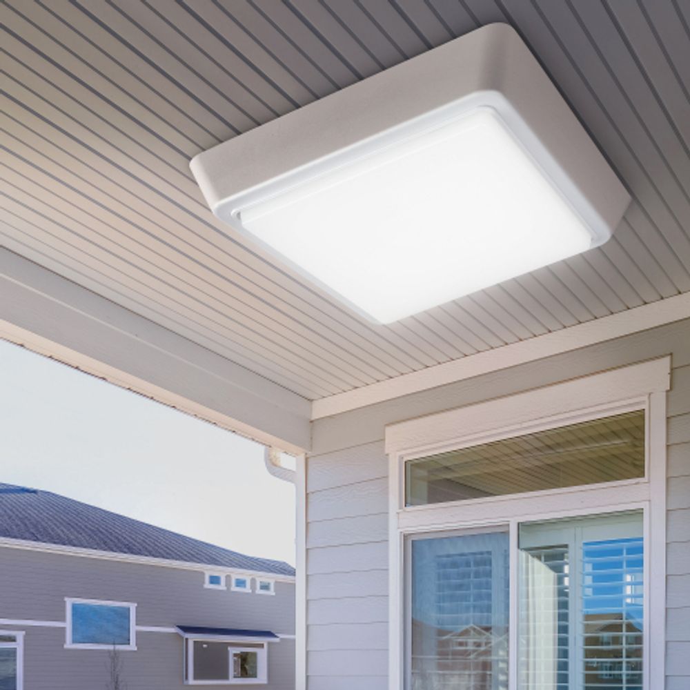 Светильник ЖКХ светодиодный ЭРА SPB-302-0-4K-15 IP40 15Вт 1200Лм 4000К 190х190х33 квадрат накладной | Светильники ЖКХ IP40 и IP44