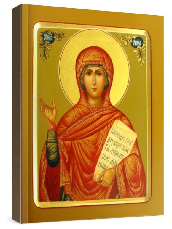 Анна, пророчица (рукописная икона)