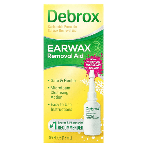 Debrox, Drops, средство для удаления ушной серы, 15 мл (0,5 жидк. унции)