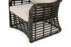 "Ницца" кресло из искусственного ротанга, цвет бронзовый