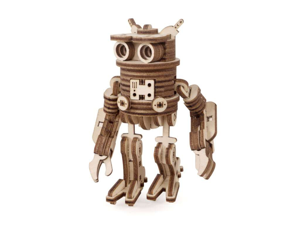Робот Фил от Lemmo - сборная модель, деревянный конструктор, 3d пазл